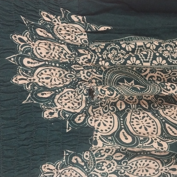 Jinova Parachute Boho Yoga Relaxed Pant Emerald Green Gangnam Style Pant - Picture 5 of 9